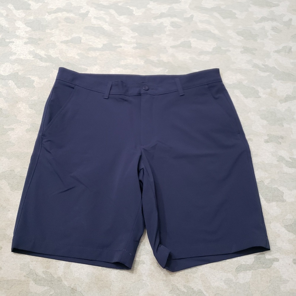 Under Armour Shorts Mens 38 Blue Pockets Golf Casual Preppy Outdoors